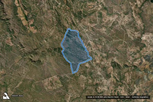 Imagem de satélite de FAZENDA CHUPETEIRO - Parte 1 em Arraias - TO