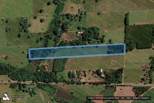 Imagem de satélite de SÍTIO SÃO JOSÉ - Parte II em Álvares Florence - SP