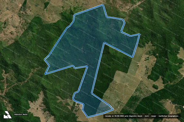 Imagem de satélite de FAZENDA SANTA RITA DE CASSIA - Parcela 1 em João Lisboa - MA