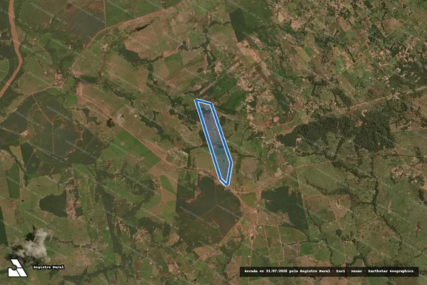 Imagem de satélite de FAZENDA SANTA CLARA em Rondonópolis - MT