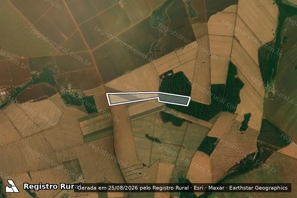 Imagem de satélite de FAZENDA BOM JESUS - Parte 1 em Bom Jesus de Goiás - GO