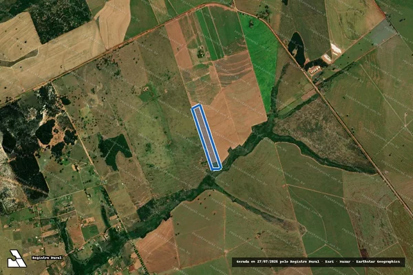 Imagem de satélite de SÍTIO SANTO ANTÔNIO ? ÁREA REMANESCENTE - Parte 1 em Naviraí - MS