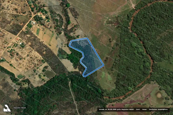 Imagem de satélite de FAZENDA SANTIAGO OU SÃO TIAGO LOTES 22 A, 23 A e 26 A - 001 em Arinos - MG