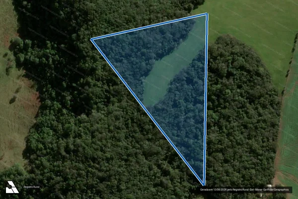 Imagem de satélite de RINCÃO DA LAGOA - GLEBA H em São Martinho da Serra - RS
