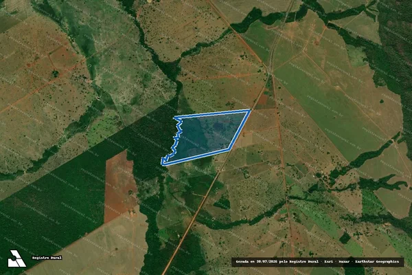 Imagem de satélite de SÍTIO SANTO ANTÔNIO - Parte 2 em Pontes e Lacerda - MT