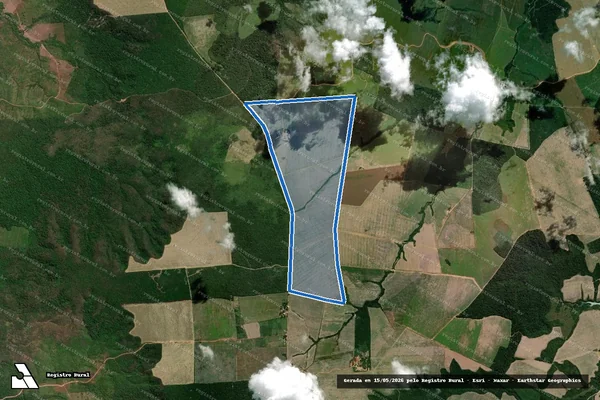 Imagem de satélite de FAZENDA OURO VERDE em Dom Eliseu - PA