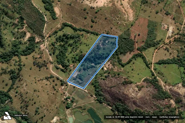 Imagem de satélite de Fazenda da Pedra  Gleba 12 - Gleba  11 em Itaúna - MG