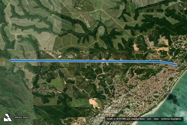 Imagem de satélite de Fazenda Horizonte Norte - Parte 1 em Paripueira - AL