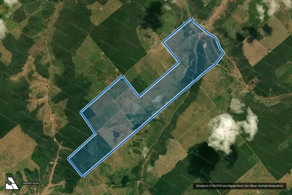 Imagem de satélite de FAZENDA SÃO JOSÉ - Parte 1 em Itaipava do Grajaú - MA