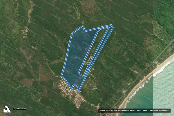 Imagem de satélite de Sitio Piri Piri - Parte 1 em Maceió - AL