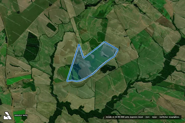 Imagem de satélite de Fazenda Bela Vista em Cachoeira do Sul - RS