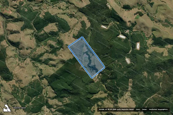 Imagem de satélite de sitio são Sebastião - Parte 1 em Natividade da Serra - SP