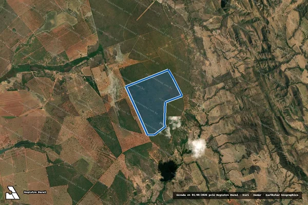 Imagem de satélite de FAZENDA FLORESTA - 001 em Natalândia - MG