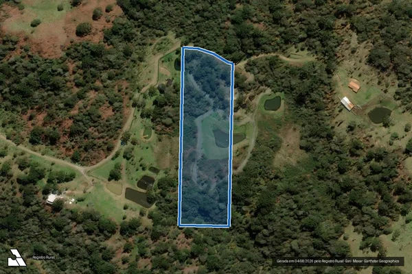 Imagem de satélite de Fazenda Baiano - Parte 1 em Urubici - SC