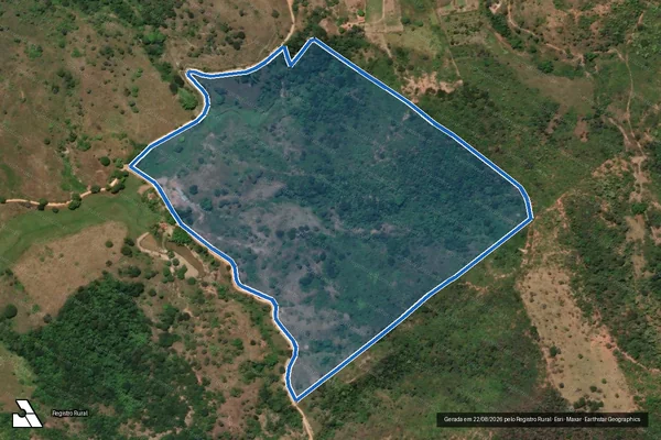 Imagem de satélite de FAZENDA MORADA DOS GIRASSÓIS - PARCELA 02 em Teófilo Otoni - MG