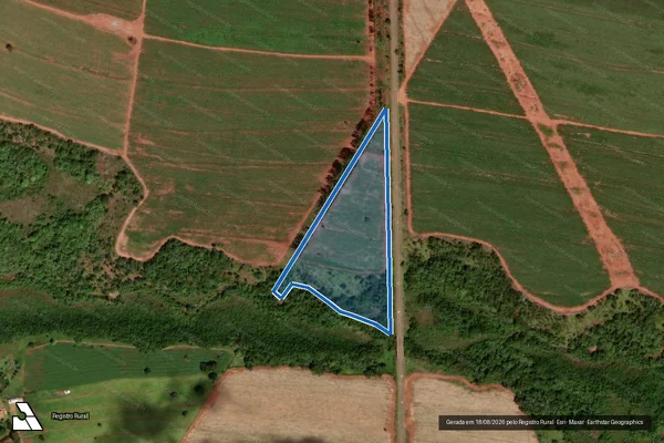 Imagem de satélite de Fazenda Três Meninas - GLEBA 2 em Costa Rica - MS