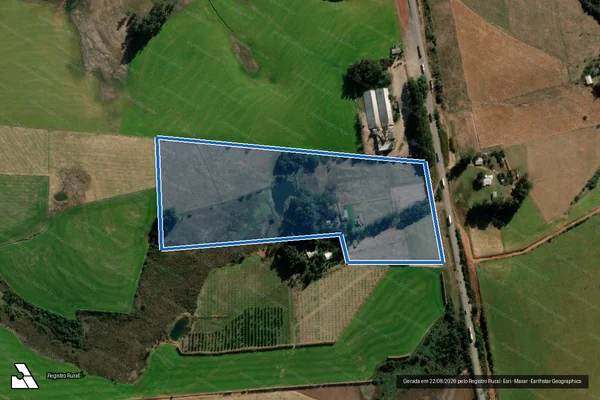Imagem de satélite de Imóvel rural sem denominação - Perímetro em Tupanciretã - RS