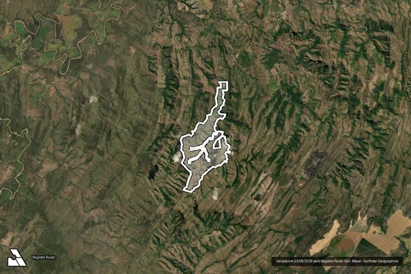 Imagem de satélite de FAZENDA ENTRECOSTO ? GLEBA 02 - Parte 1 em Niquelândia - GO