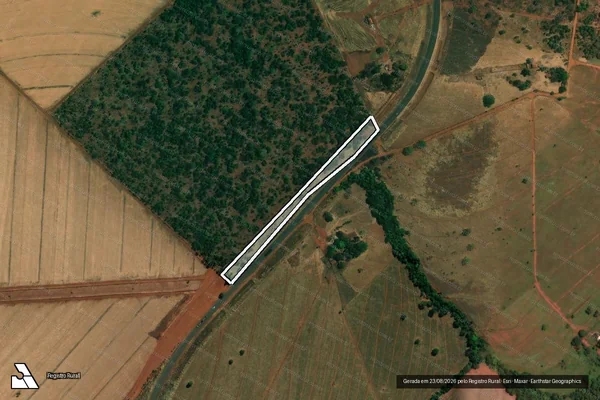 Imagem de satélite de FAZENDA RANCHO PEQUENO - DESAPROPRIAÇÃO em Ituiutaba - MG