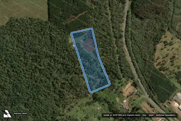 Imagem de satélite de Fazenda Ronda Grande - Gleba D em Santa Cecília - SC