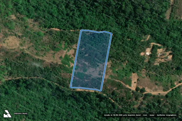 Imagem de satélite de Cava Grande - GLEBA 3B40 em Marliéria - MG