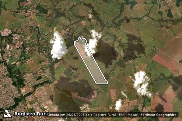 Imagem de satélite de CHÁCARA RANCHO ALEGRE / Parcela 1 em Rondonópolis - MT