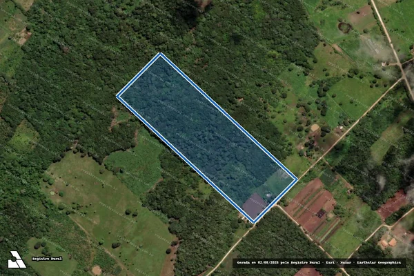 Imagem de satélite de Projeto de Assentamento Taquaral - Lote 55 em Corumbá - MS