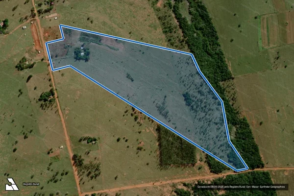 Imagem de satélite de Projeto de Assentamento Aliança - LOTE 08 em Itaquiraí - MS