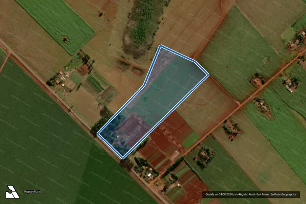 Imagem de satélite de Projeto de Assentamento Eldorado II - Lote 349 em Sidrolândia - MS