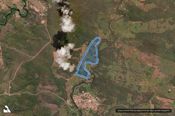 Imagem de satélite de FAZENDA PORTO DO RIO GRANDE XII - Gleba 02 em São Desidério - BA