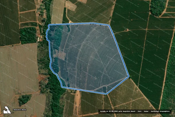 Imagem de satélite de Fazenda Sao Judas Tadeu - Parcela 1 em Monte Carmelo - MG