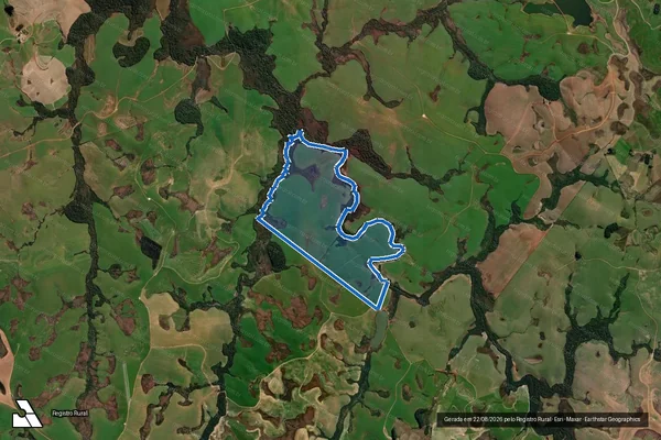 Imagem de satélite de Estância do Cerrito - Parte 1 em Tupanciretã - RS