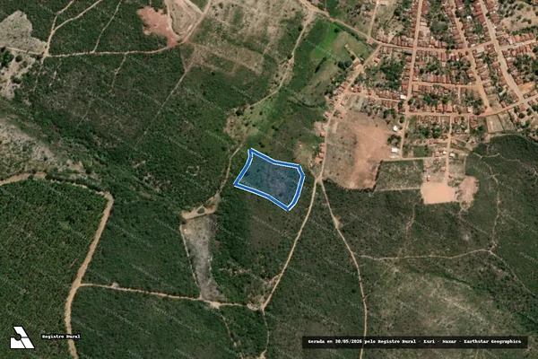 Imagem de satélite de FAZENDA CORREGO MARIANOPOLIS  - Parte 1 em Padre Carvalho - MG