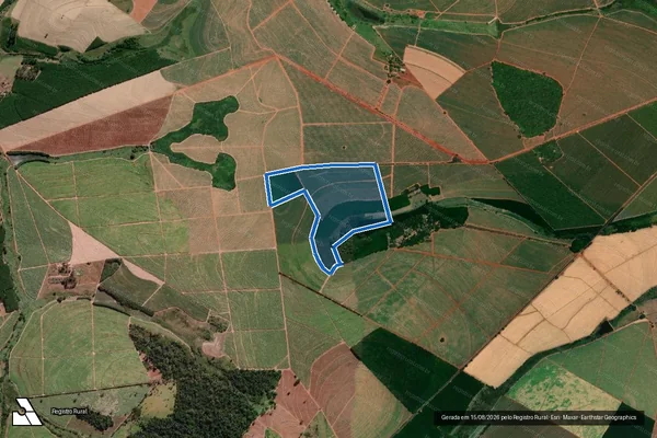 Imagem de satélite de Fazenda Carro Queimado  - Gleba 01 em Colina - SP