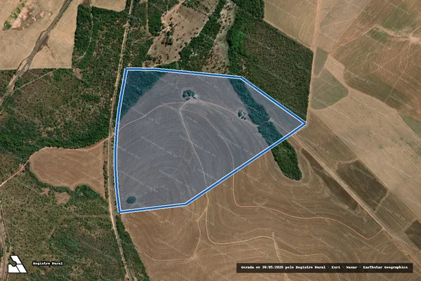 Imagem de satélite de FAZENDA ALTO ALEGRE - 001 em Guaraí - TO