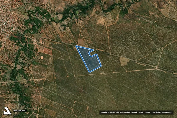 Imagem de satélite de FAZENDA LAVARINTO - Parte 1 em Bonito de Minas - MG
