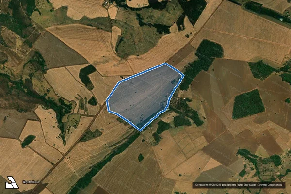 Imagem de satélite de FAZENDA SANTO ANTONIO - 001 em Panamá - GO