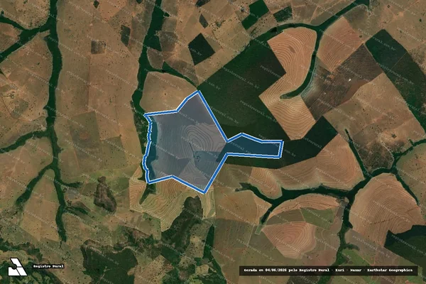 Imagem de satélite de FAZENDA MORRO E SAQUITEL - Parte 2 em Itajá - GO