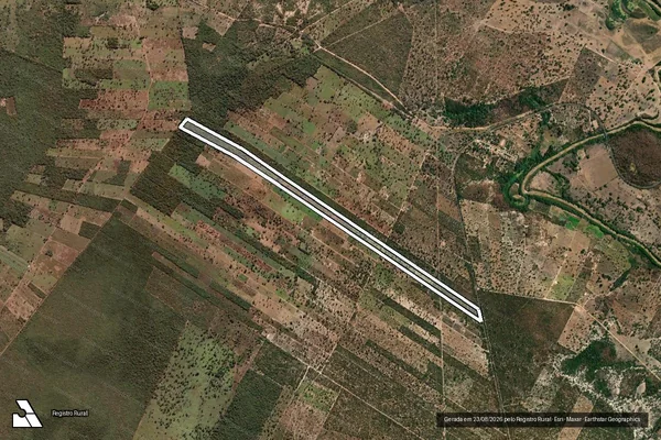Imagem de satélite de - FAZ. ACARÍ, L. OU VARZEA DAS CANÔAS ? GLEBA 16 em Pintópolis - MG