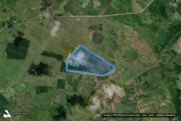 Imagem de satélite de FAZENDA SUISSA 1 - Parte 1 em Aramari - BA