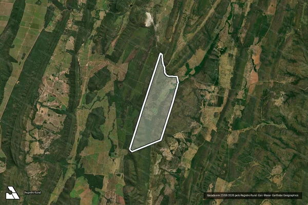 Imagem de satélite de Estancia Vila Real em Cáceres - MT