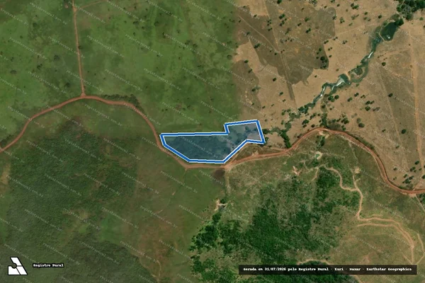 Imagem de satélite de FAZENDA FARTURA - SÍTIO SÃO JOÃO PARCELA II em Guarantã do Norte - MT