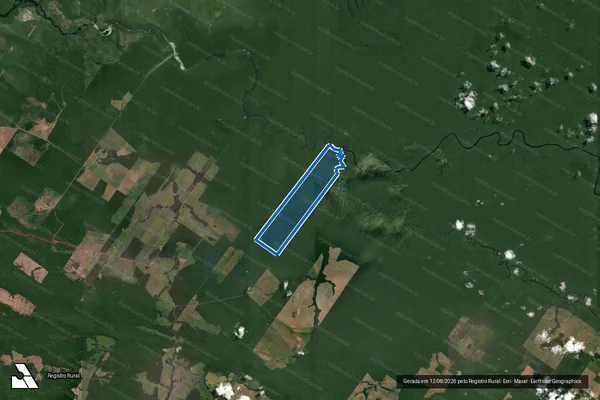 Imagem de satélite de FAZENDA DE CARLI II - Parte 1 em Jacareacanga - PA
