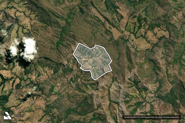 Imagem de satélite de FAZENDA RIBEIRÃO DOS BOIS - GLEBA BAGAGINHA ÁREA 01- LOTE 16 - 001 em Niquelândia - GO