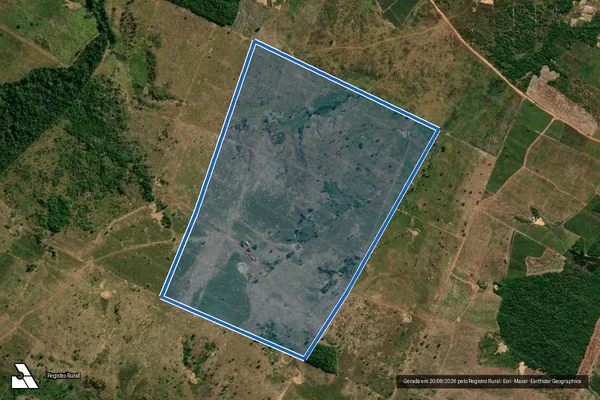 Imagem de satélite de FAZENDA SANTO ANTONIO / 001 em Conceição do Araguaia - PA