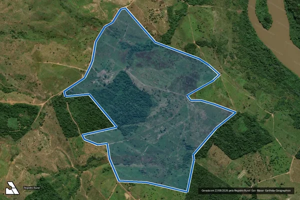 Imagem de satélite de FAZENDA JATOBÁ - B em Marabá - PA