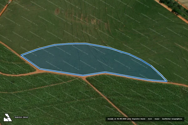 Imagem de satélite de Fazenda São Matheus-Gleba C em Quatá - SP
