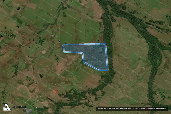 Imagem de satélite de FAZENDA SANTA IZABEL em Santiago - RS