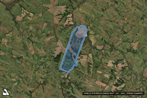 Imagem de satélite de Fazenda Santa Mariana (Quinhão Nº 01) em Presidente Prudente - SP