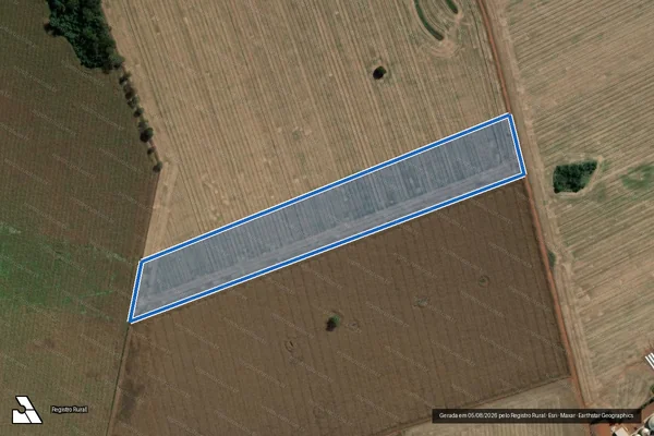 Imagem de satélite de FAZENDA LAGE CÓRREGO DA GORDURA - PARTE 1 em Rio Verde - GO